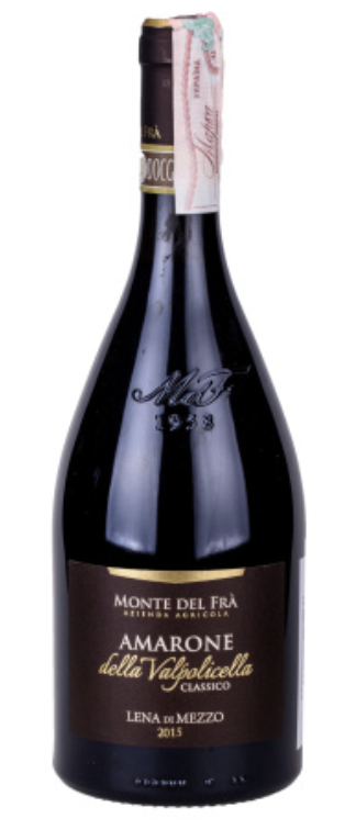 Вино Amarone Della Valpolicella Classico 2018 Monte Del Fra сухе червоне 12,5% 0.75Італія